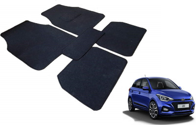 Auto Hub Fabric Standard Mat For  Hyundai i20(Black)