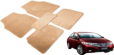 Auto Hub Fabric Standard Mat For  Honda City(Beige)