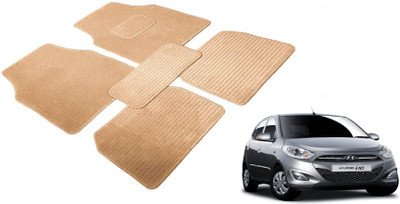 MOCKHE Fabric Standard Mat For  Hyundai i10(Beige)