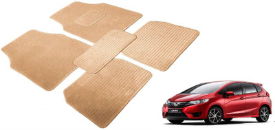 MOCKHE Fabric Standard Mat For  Honda Jazz(Beige)