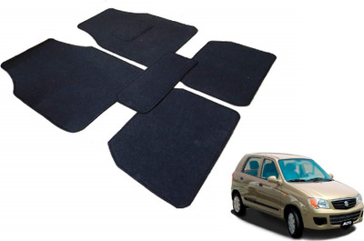 Auto Hub Fabric Standard Mat For  Maruti Suzuki Alto(Black)