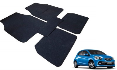 MOCKHE Fabric Standard Mat For  Honda Brio(Black)