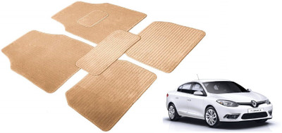 Auto Hub Fabric Standard Mat For  Renault Fluence(Beige)