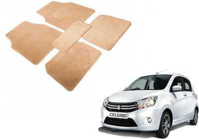 Auto Hub Fabric Standard Mat For  Maruti Suzuki Celerio(Beige)