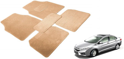 Auto Hub Fabric Standard Mat For  Honda City i-Dtec(Beige)