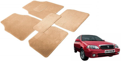 Auto Hub Fabric Standard Mat For  Maruti Suzuki Esteem(Beige)