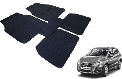 Auto Hub Fabric Standard Mat For  Maruti Suzuki S-Cross(Black)