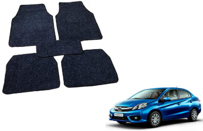 Auto Hub Fabric Standard Mat For  Honda Amaze(Black)
