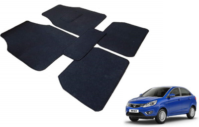 MOCKHE Fabric Standard Mat For  Tata Zest(Black)