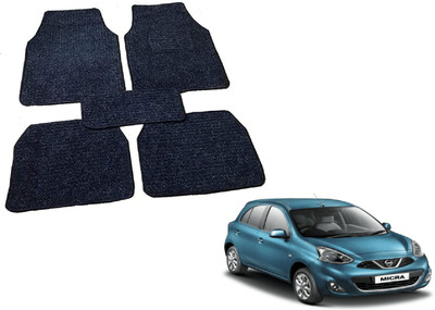 Auto Hub Fabric Standard Mat For  Nissan Micra(Black)