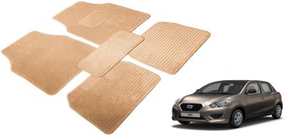 MOCKHE Fabric Standard Mat For  Datsun Go(Beige)