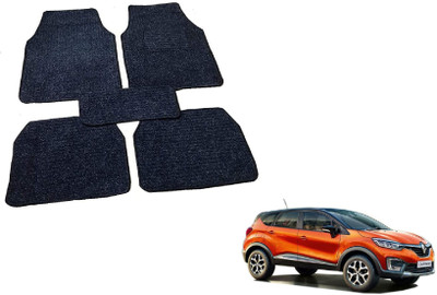 Auto Hub Fabric Standard Mat For  Renault Captur(Black)