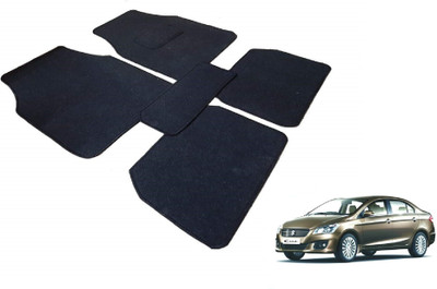 MOCKHE Fabric Standard Mat For  Maruti Suzuki Ciaz(Black)