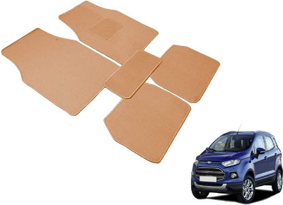 MOCKHE Fabric Standard Mat For  Ford Ecosport(Beige)