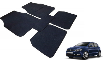 MOCKHE Fabric Standard Mat For  Volkswagen Polo(Black)