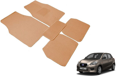MOCKHE Fabric Standard Mat For  Datsun Go(Beige)