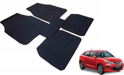 Auto Hub Fabric Standard Mat For  Toyota Glanza(Black)