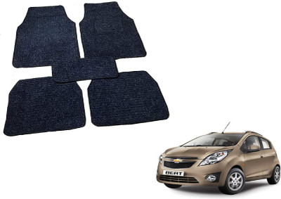 Auto Hub Fabric Standard Mat For  Chevrolet Beat(Black)