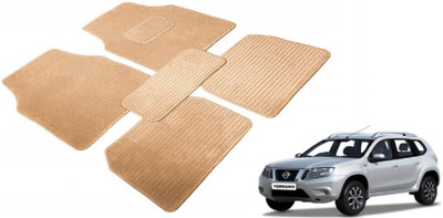 Auto Hub Fabric Standard Mat For  Nissan Terrano(Beige)