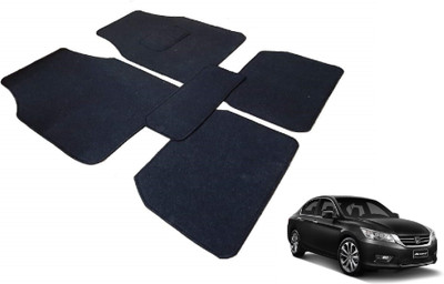 Auto Hub Fabric Standard Mat For  Honda Accord(Black)