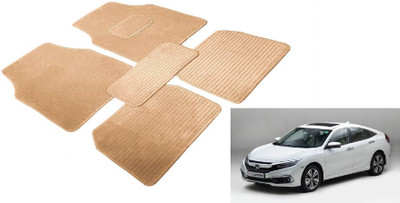 MOCKHE Fabric Standard Mat For  Honda Civic(Beige)