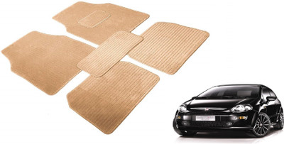 Auto Hub Fabric Standard Mat For  Fiat Punto Evo(Beige)
