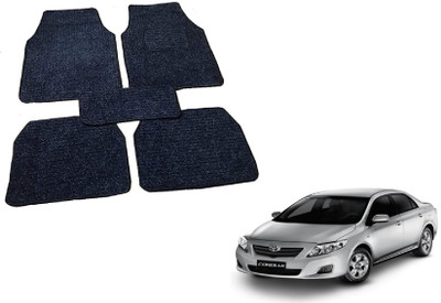 Auto Hub Fabric Standard Mat For  Toyota Corolla Altis(Black)