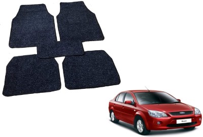 Auto Hub Fabric Standard Mat For  Ford Ikon(Black)