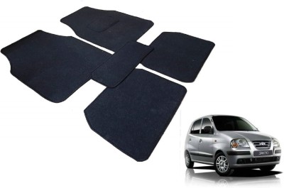 Auto Hub Fabric Standard Mat For  Hyundai Santro(Black)