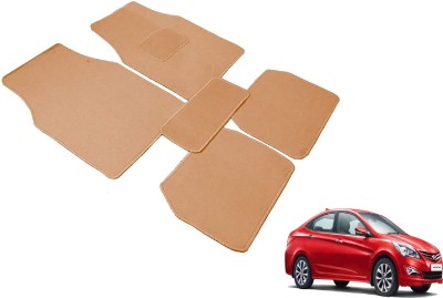 MOCKHE Fabric Standard Mat For  Hyundai Verna Fluidic(Beige)