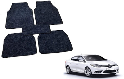 Auto Hub Fabric Standard Mat For  Renault Fluence(Black)