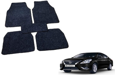 MOCKHE Fabric Standard Mat For  Nissan Sunny(Black)