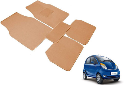 Auto Hub Fabric Standard Mat For  Tata Nano(Beige)