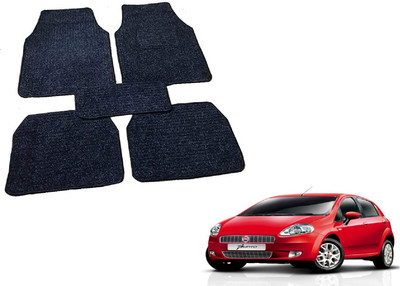 Auto Hub Fabric Standard Mat For  Fiat Punto(Black)