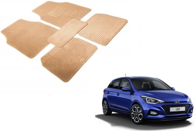 Auto Hub Fabric Standard Mat For  Hyundai i20(Beige)