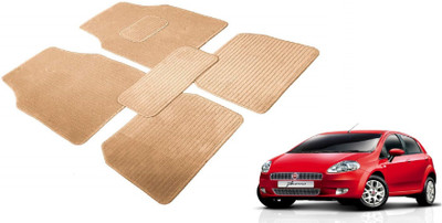 Auto Hub Fabric Standard Mat For  Fiat Punto(Beige)