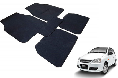 MOCKHE Fabric Standard Mat For  Tata Indica(Black)