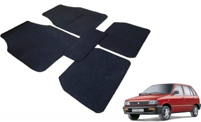 Auto Hub Fabric Standard Mat For  Maruti Suzuki 800(Black)