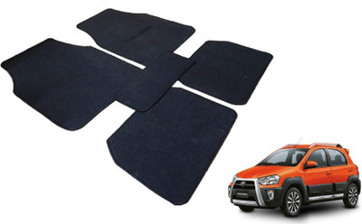 Auto Hub Fabric Standard Mat For  Toyota Etios Cross(Black)