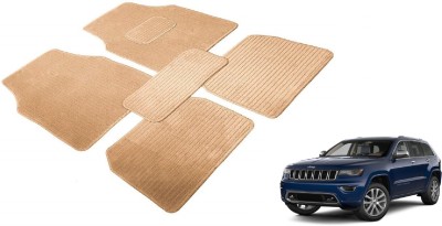 Auto Hub Fabric Standard Mat For  Jeep Compass(Beige)