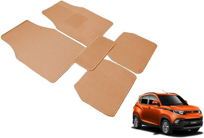 Auto Hub Fabric Standard Mat For  Mahindra KUV100(Beige)