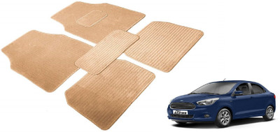 Auto Hub Fabric Standard Mat For  Ford Figo Aspire(Beige)