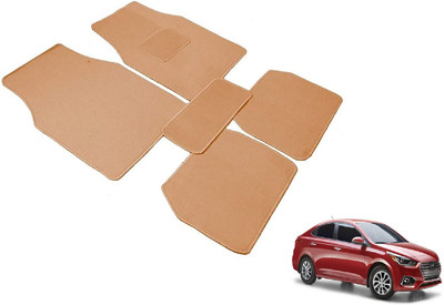 MOCKHE Fabric Standard Mat For  Hyundai Verna(Beige)