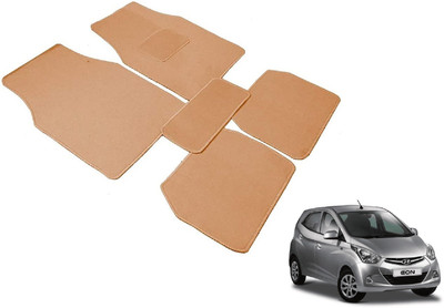 Auto Hub Fabric Standard Mat For  Hyundai Eon(Beige)
