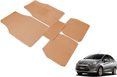 Auto Hub Fabric Standard Mat For  Ford Fiesta(Beige)