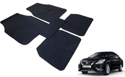 MOCKHE Fabric Standard Mat For  Nissan Sunny(Black)