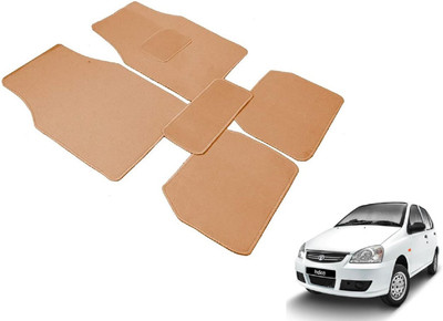 MOCKHE Fabric Standard Mat For  Tata Indica(Beige)