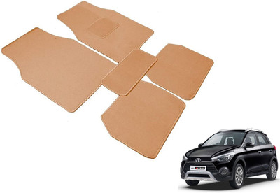 MOCKHE Fabric Standard Mat For  Hyundai i20 Active(Beige)