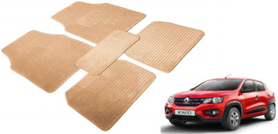 Auto Hub Fabric Standard Mat For  Renault Kwid(Beige)