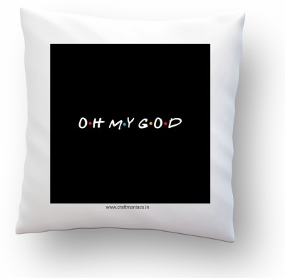 craft maniacs 3D Printed Cushions Cover(40 cm*40 cm, Multicolor)